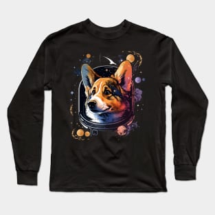 space corgi Long Sleeve T-Shirt